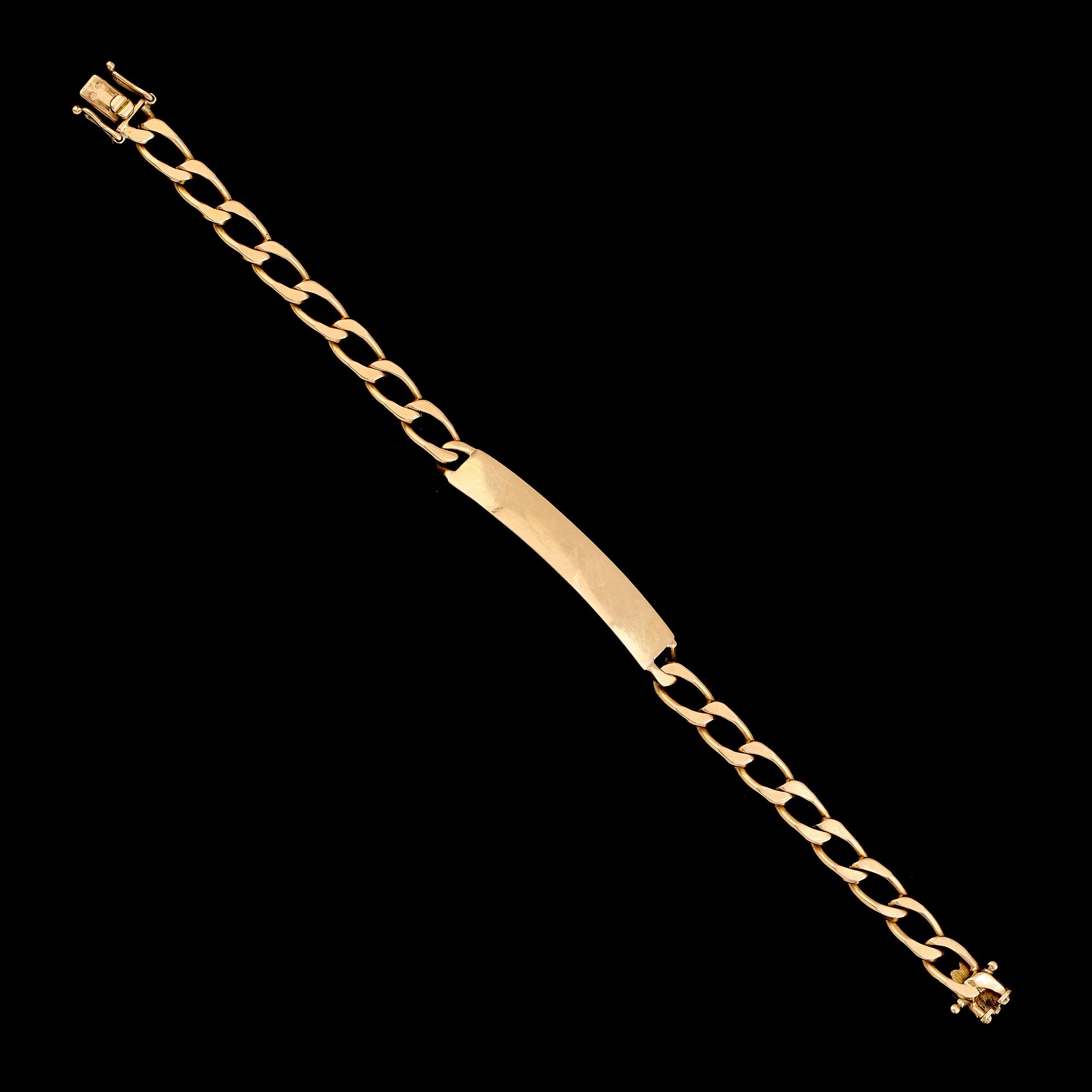 ARMBAND, 18K guld. Vikt ca 22 g.