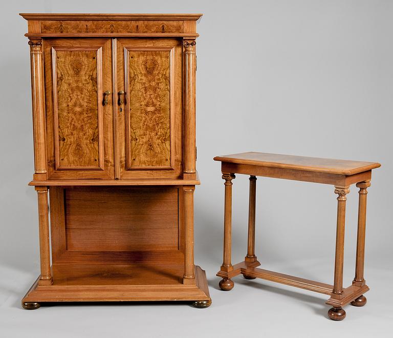 MATSALSMÖBEL, 12 delar, Erik Chambert, 1930-tal.