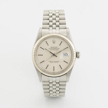 Rolex, Oyster Perpetual, Datejust, armbandsur, 36 mm.