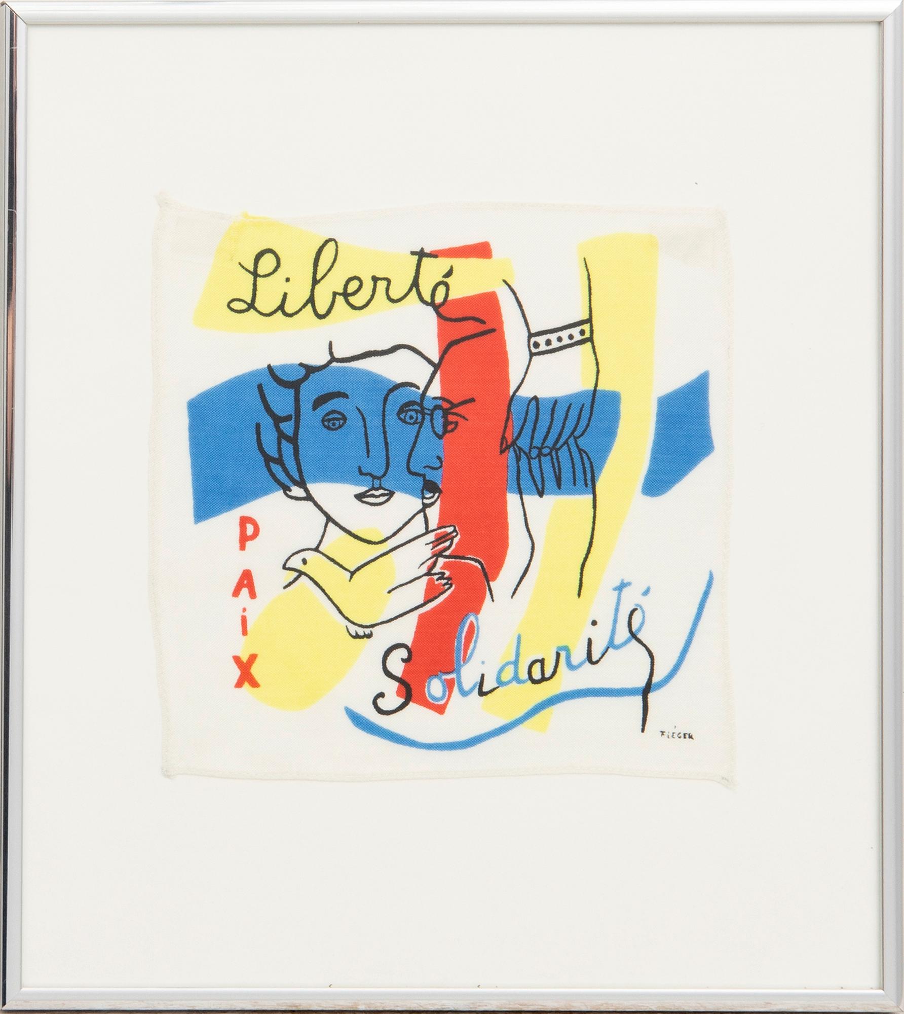 Fernand Léger, "Liberté Paix Solidarité".