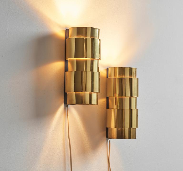 Vägglampor, ett par, "Aristokrat", Fröseke AB Nybrofabriken, 1960-tal.