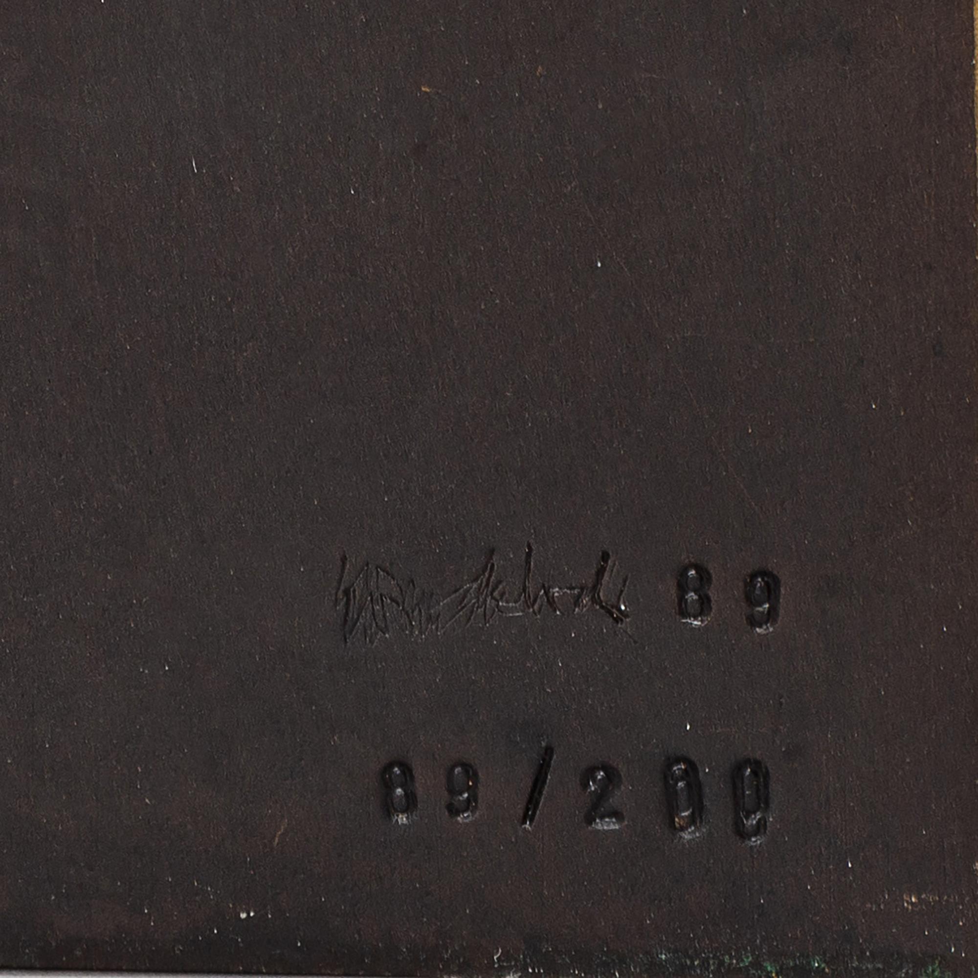 Paul Wunderlich, sculpture, bronze, 1989, signed 62/200.