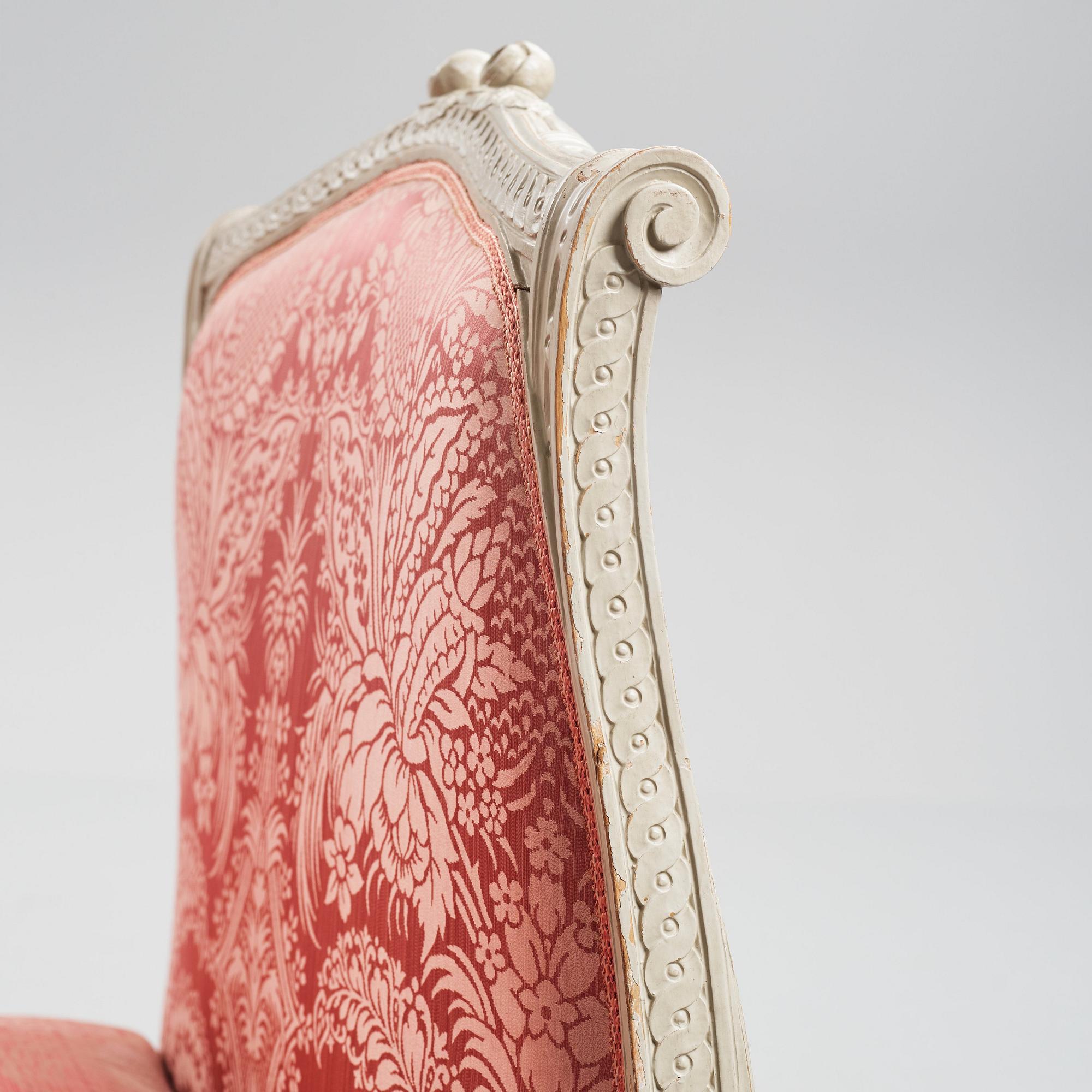 Bankettsoffa, Stockholmsarbete 1700-talets senare del, Gustaviansk.