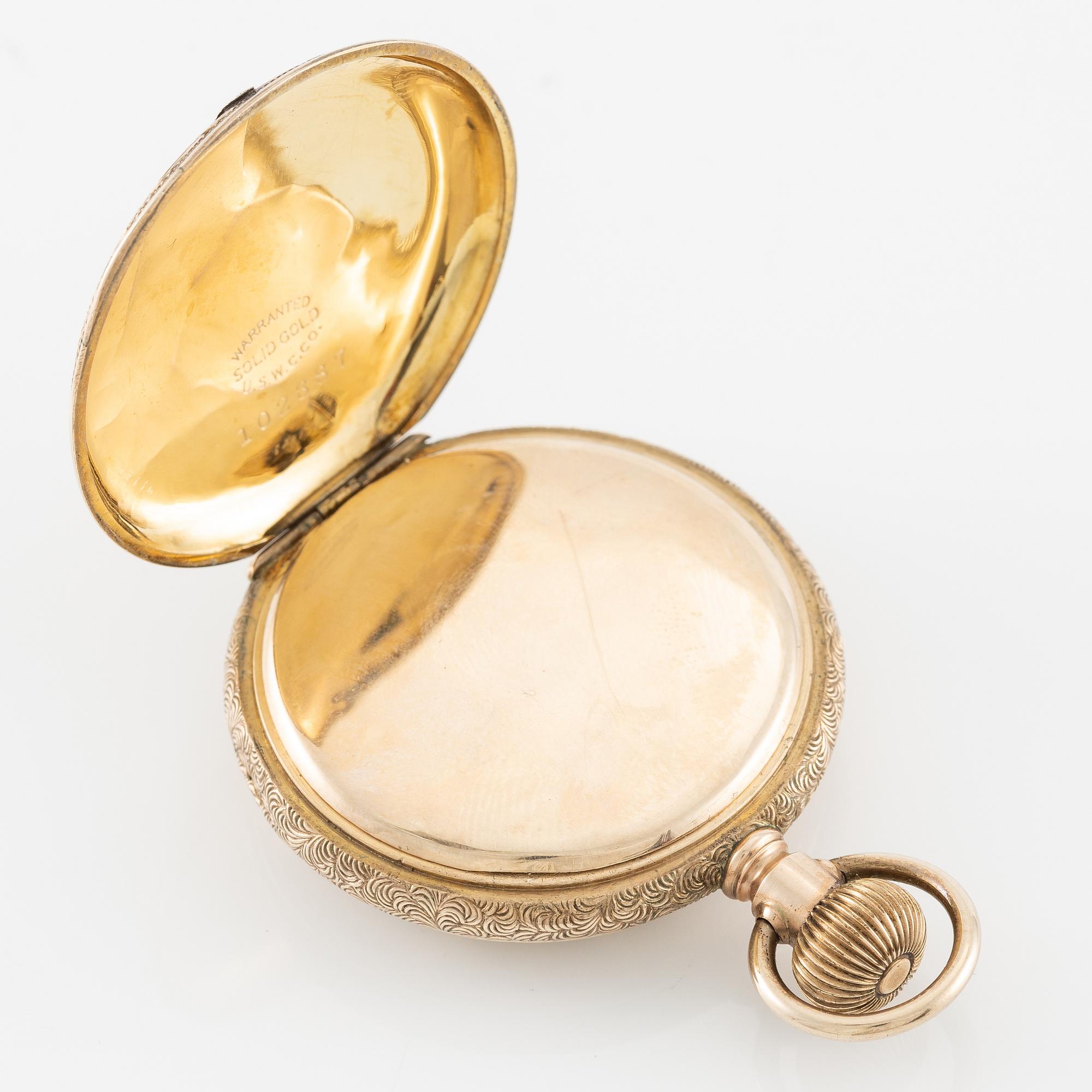 Waltham, fickur, savonett, 40 mm.