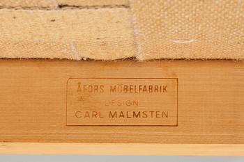 KARMSTOLAR, ett par, Carl Malmsten, Åfors Möbelfabrik.