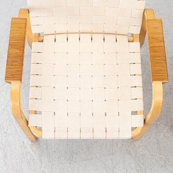 Alvar Aalto, Armchairs, a pair, model 45, Artek, Finland.