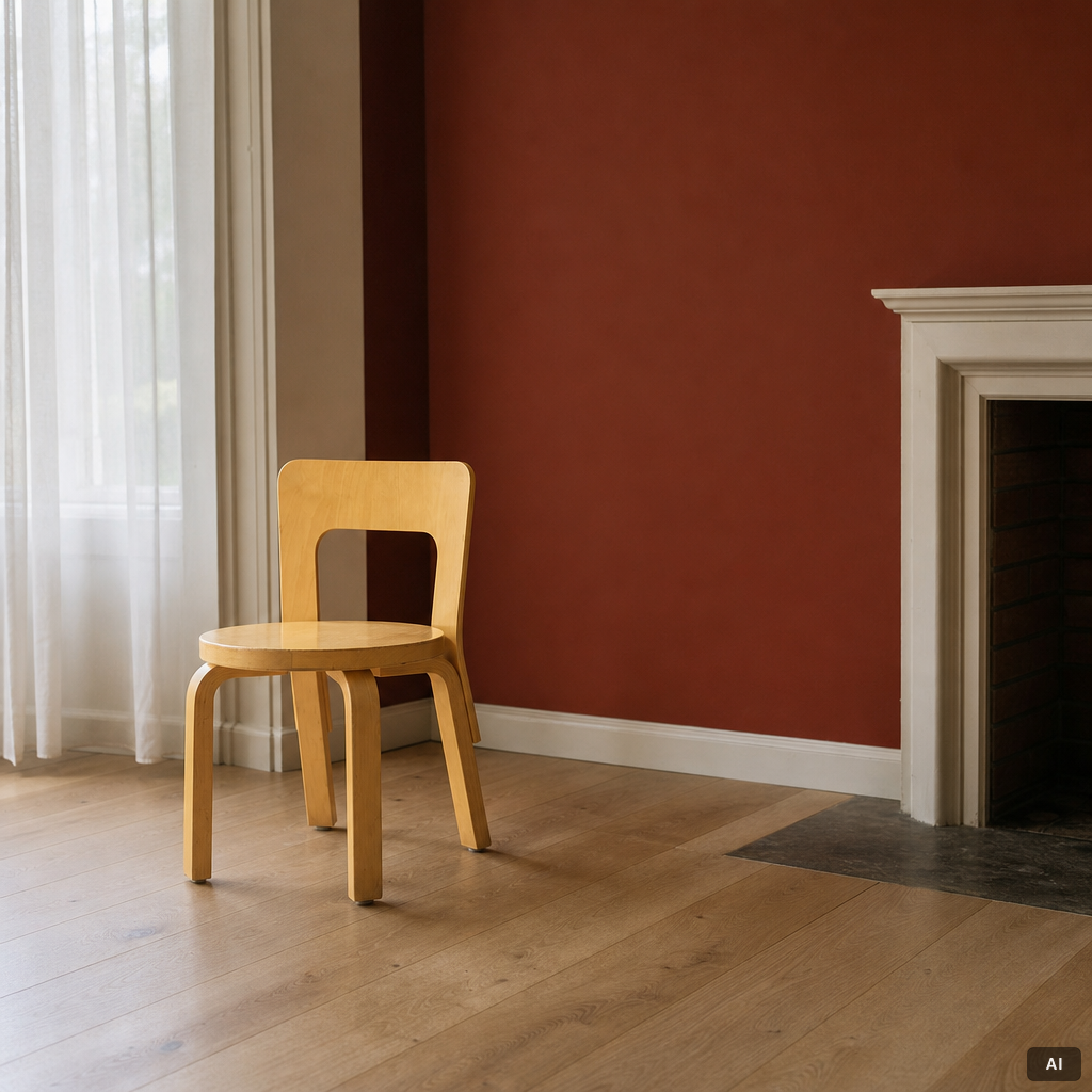 Alvar Aalto, barnstolar, 4 st, Artek, Finland.