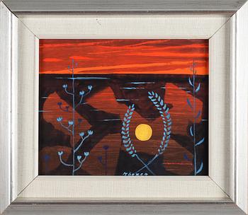 STELLAN MÖRNER, olja på pannå, signerad.