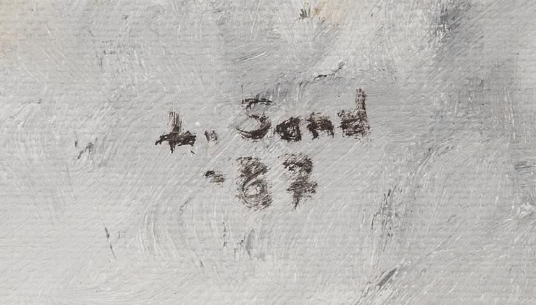 Lennart Sand, oil on canvas, signed and dated -87.