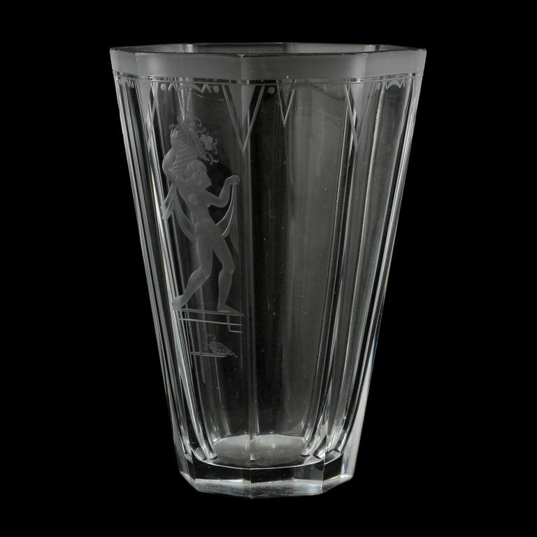 VAS, glas, Elme glasbruk, 1900-talets andra kvartal.