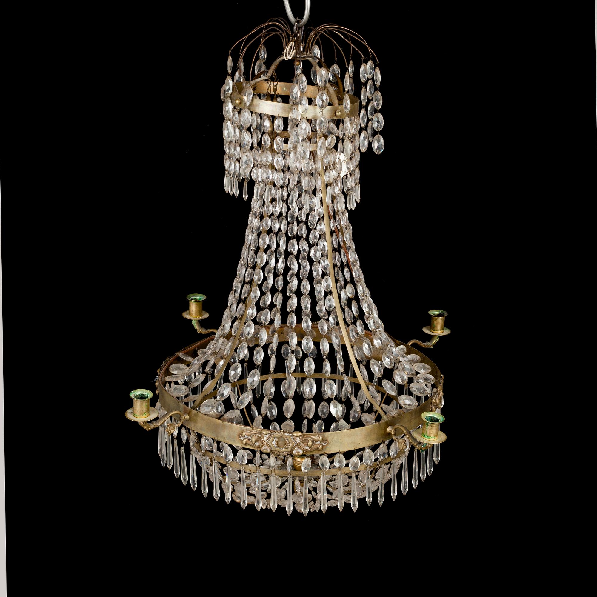 LJUSKRONA, gustaviansk stil 1800-talets slut.