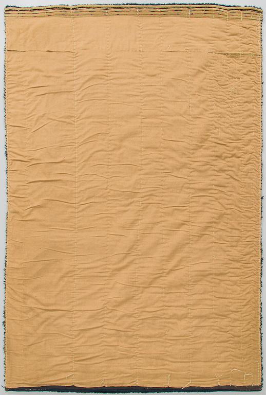 Ryijy / Morsiusryijy, kansanomainen, Suomi, päivätty 1801. Noin 205 x 135 cm.