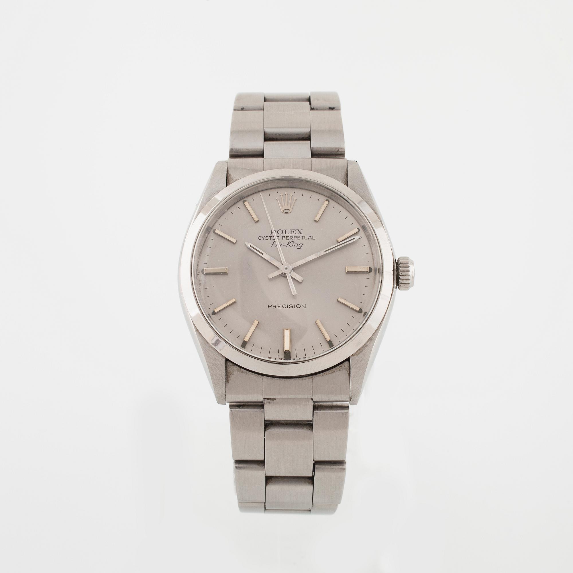 ROLEX, Oyster Perpetual, Air-King, Precision, armbandsur 34 mm.