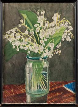 GRETA HÄLLFORS-SIPILÄ, water colour, signed and dated 14.3. -51 (Kellokoski).