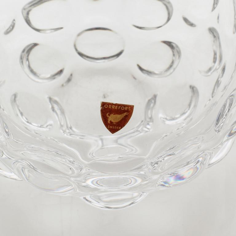 SVEN PALMQVIST, glas, vas Orrefors, omkring 1900-talets mitt.