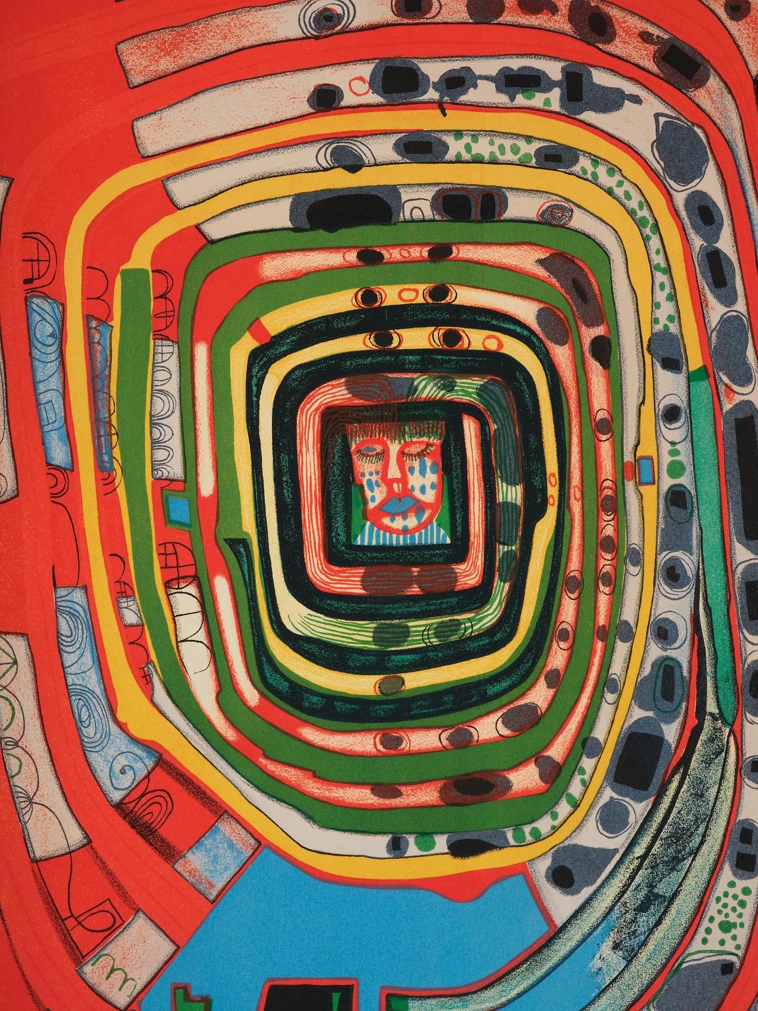 Friedensreich Hundertwasser, "The False Eyelash".