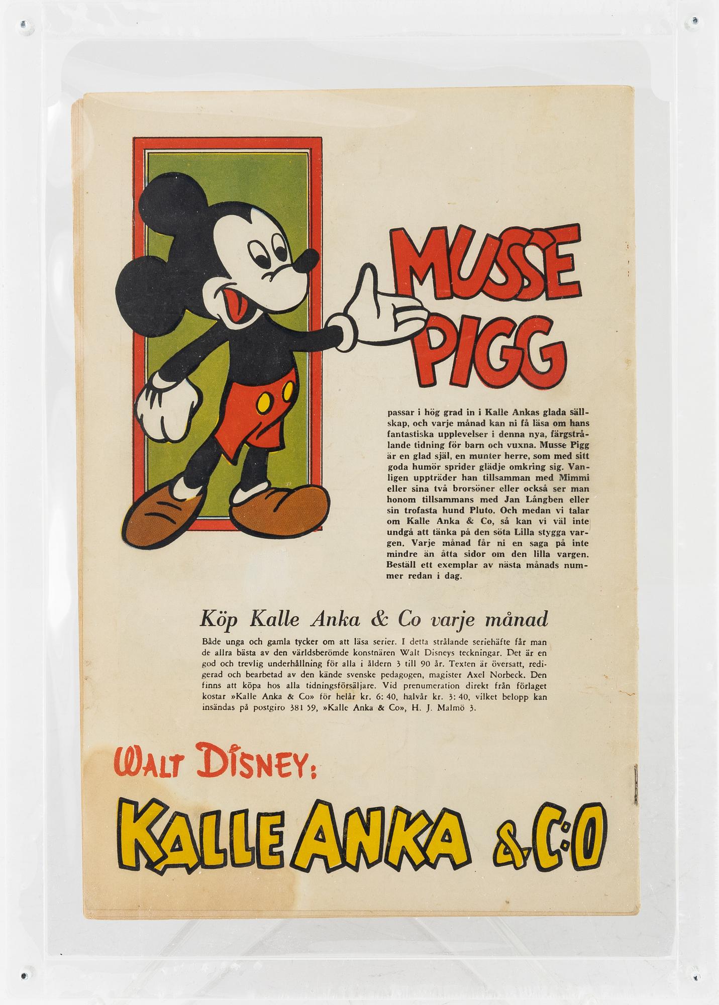 Comic book, "Donald Duck & Co" No. 3, 1948.