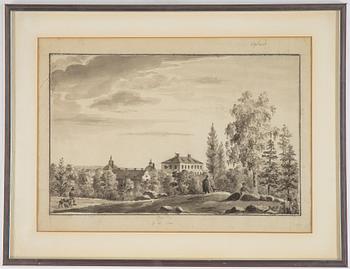 Ulrik Thersner, tuschlavering, daterad 1820.