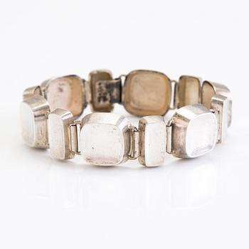A silver Stigbert bracelet, Stockholm 1955.