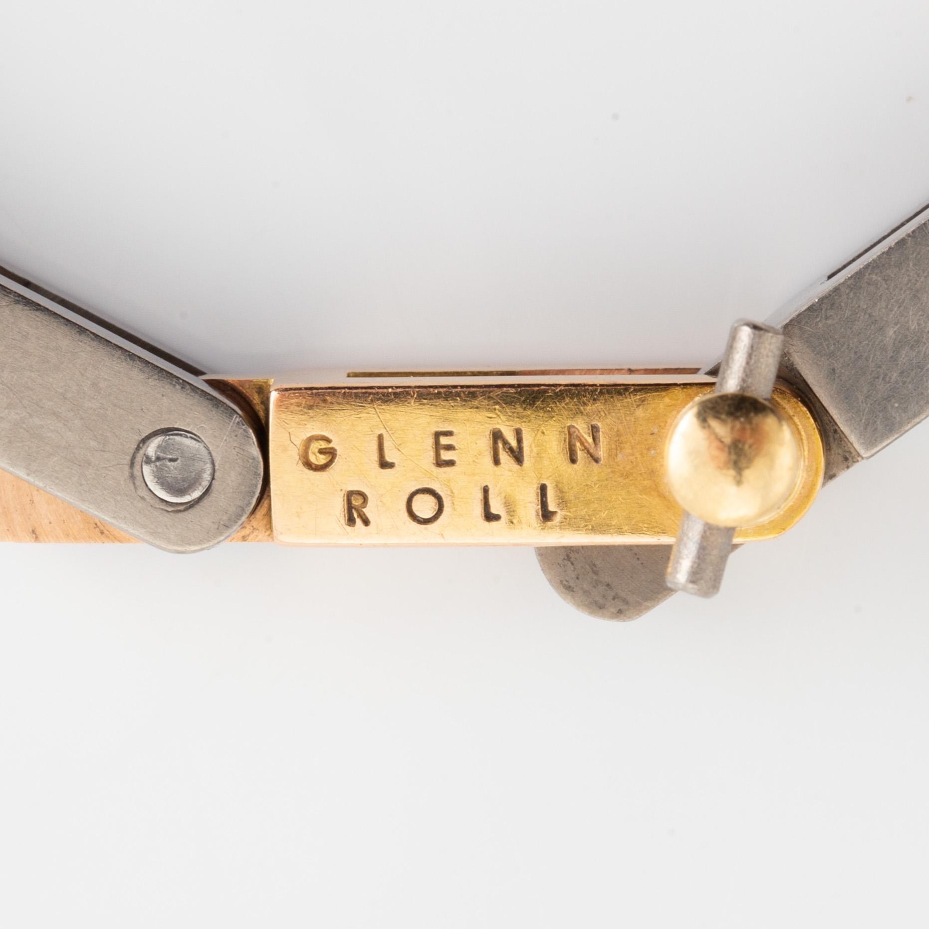 Glenn Roll, 18K gold bracelet.