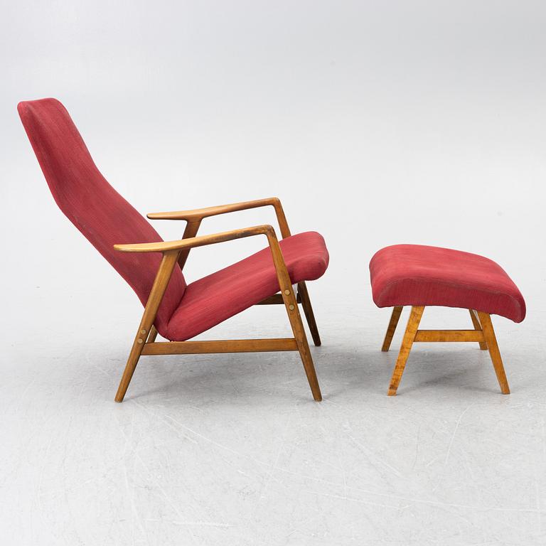 Alf Svensson, Armchair from the 'Contour series' Bra Bohag Ljungs industrier, 1960s.