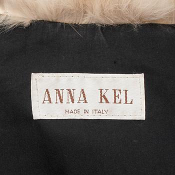 ANNA KEL, a fur trimmed jacket. Size 44.