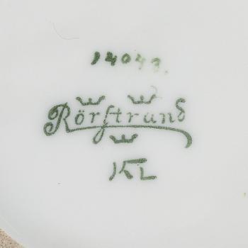 Karl Lindström, vas/bordslampa, porslin, Rörstrand, tidigt 1900-tal.