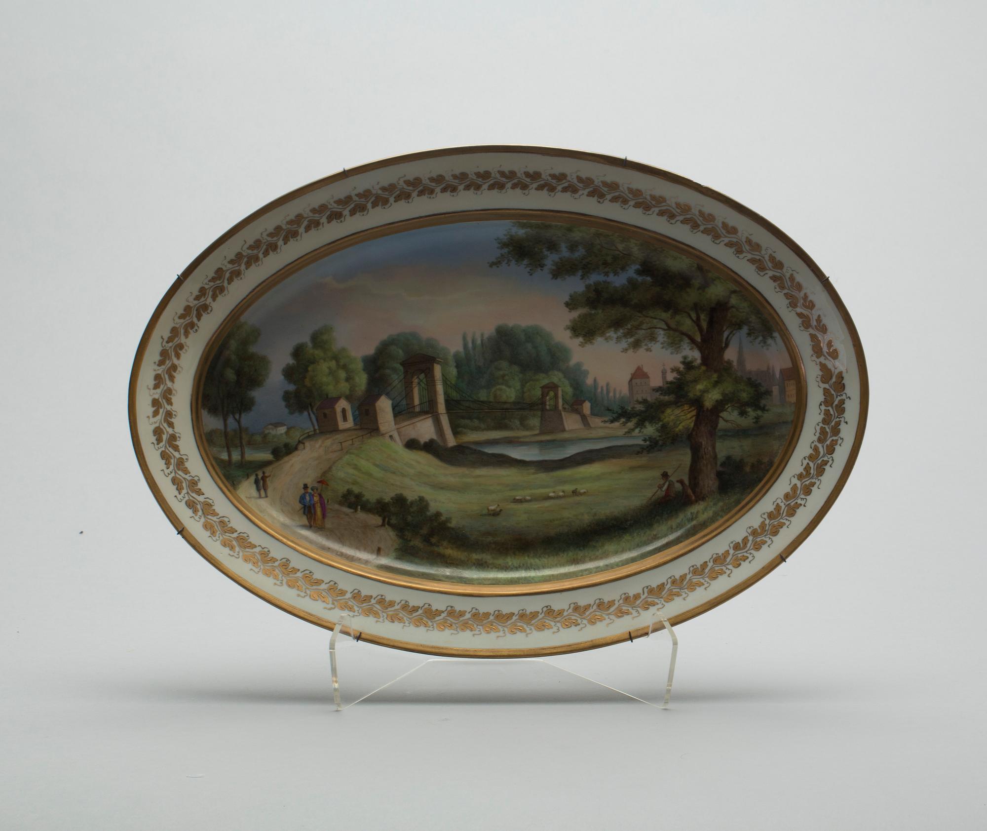 FAT, porslin, Wien, 1800-tal.
