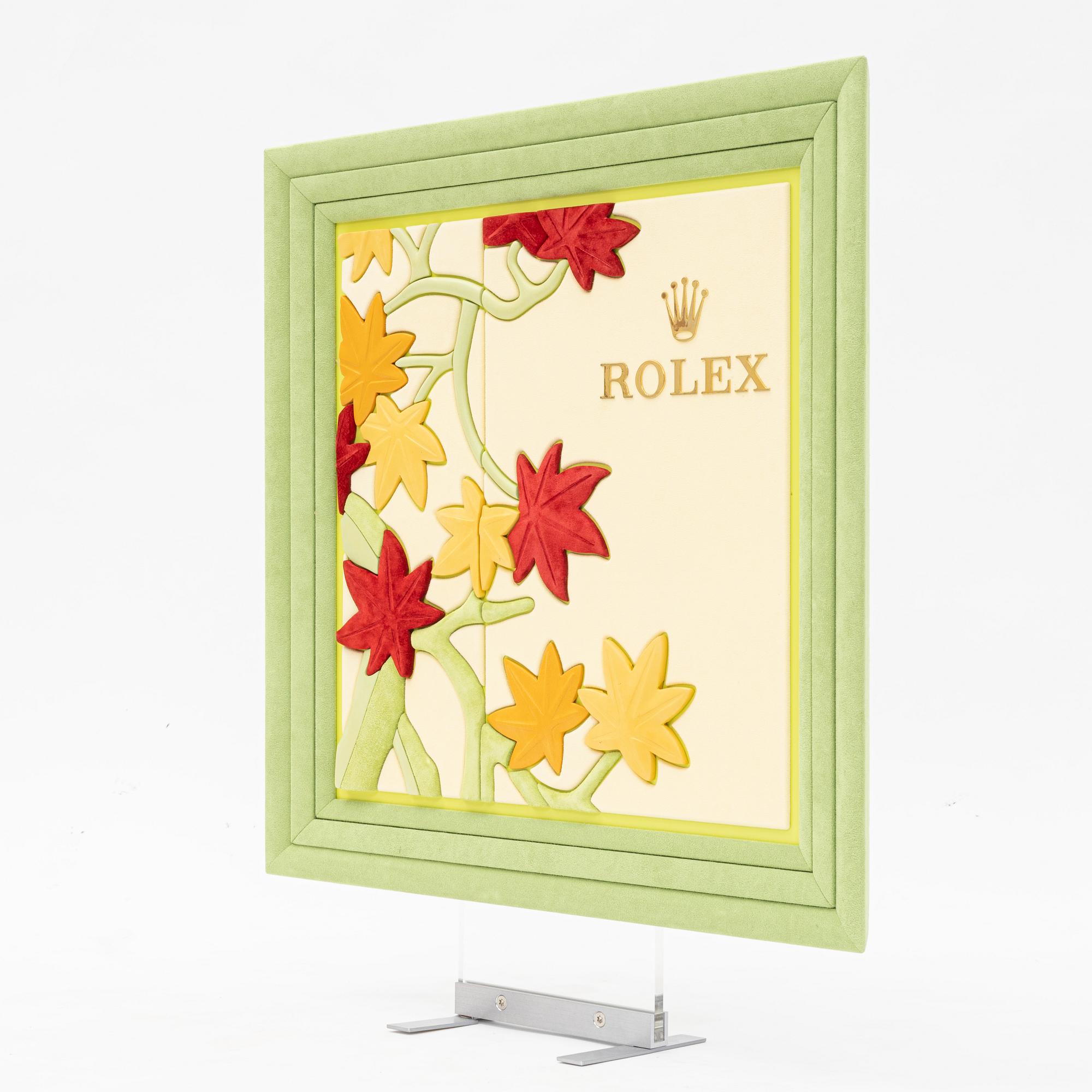 Display Items, eleven parts, including Tudor and Rolex.