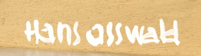 Hans Osswald, oil on canvas, signed.