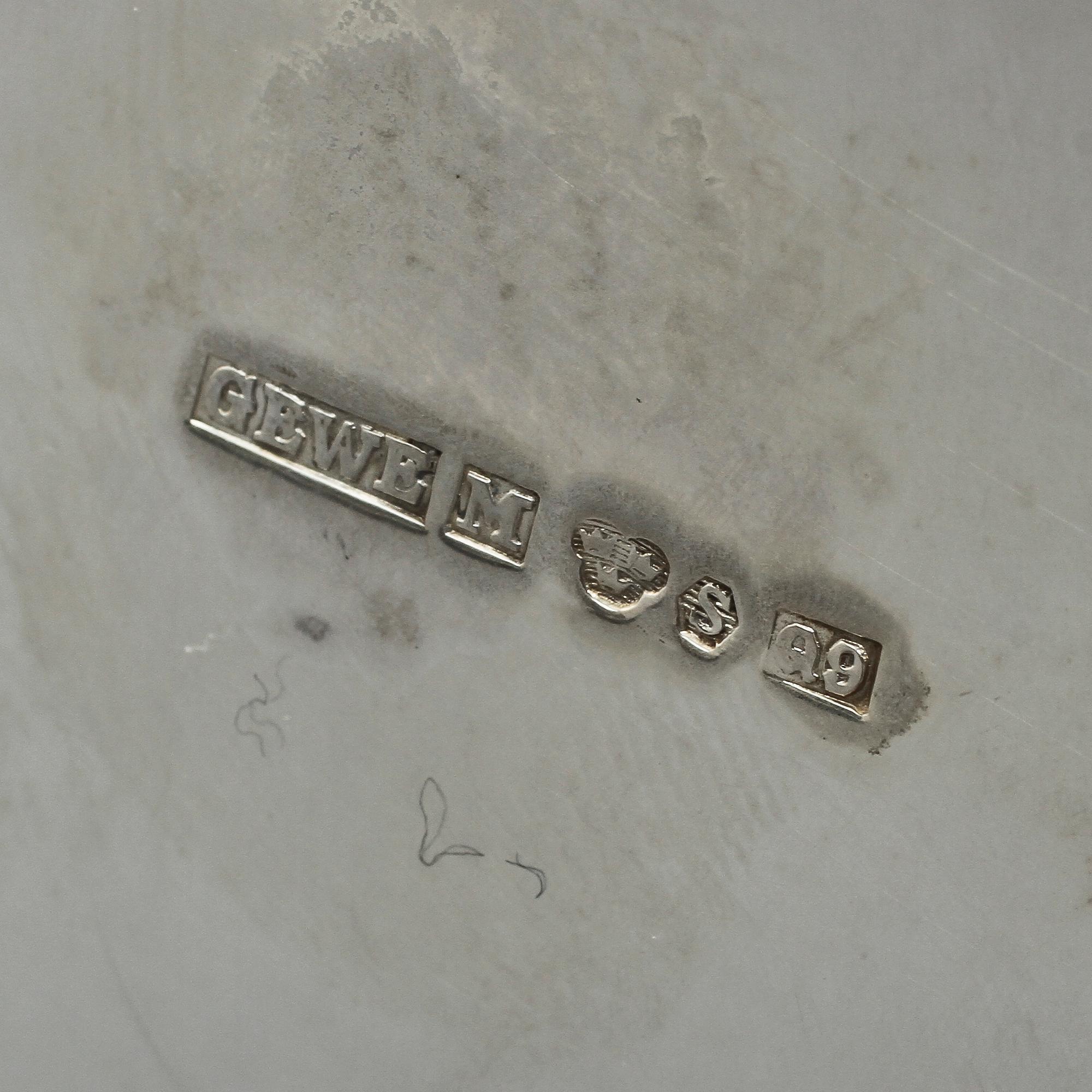 VAS, silver, GEWE, Malmö, 1966. Vikt 390 g.