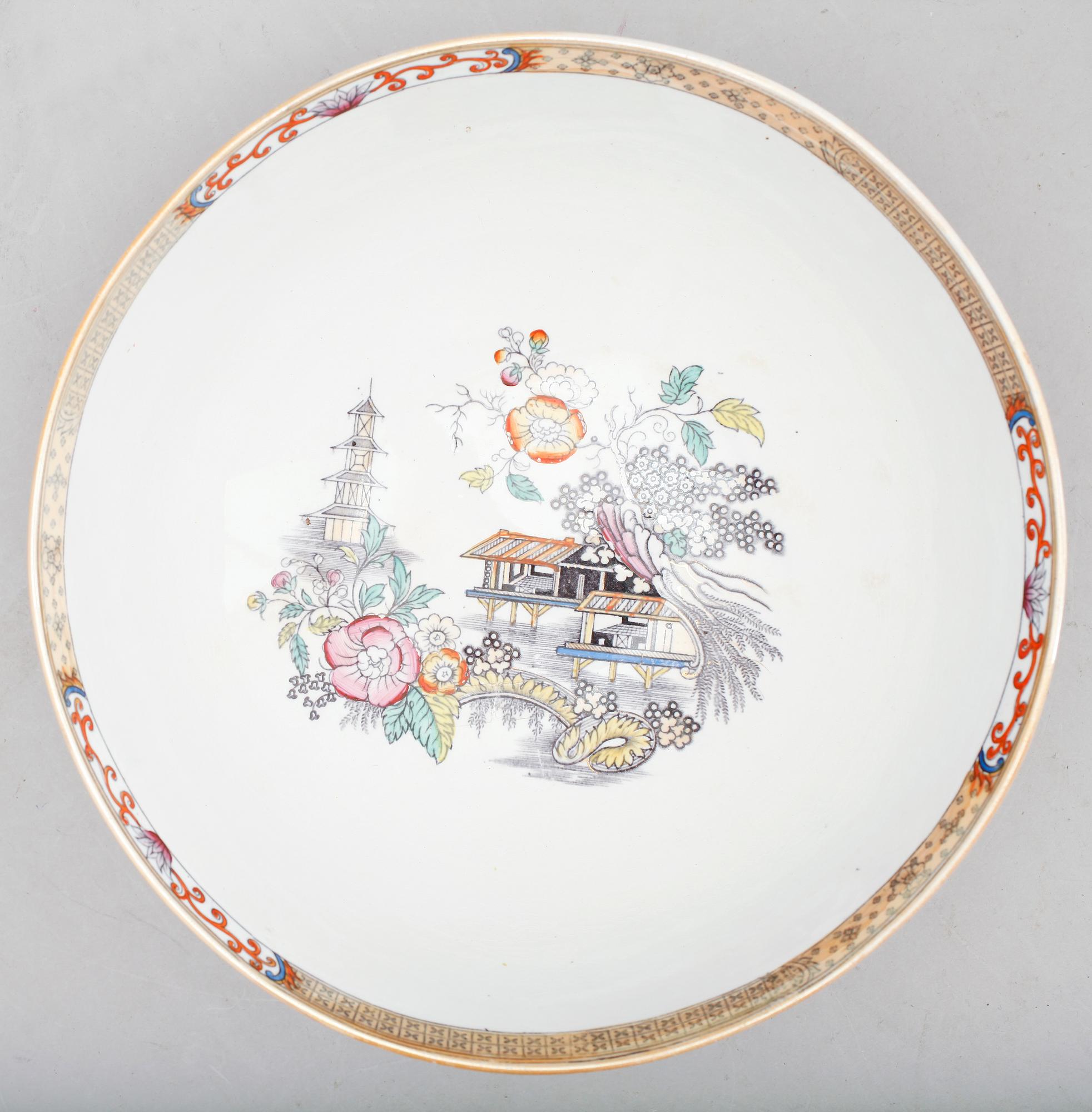 BÅLSKÅL, porslin, "Japan", Rörstrand, sekelskiftet 1900.