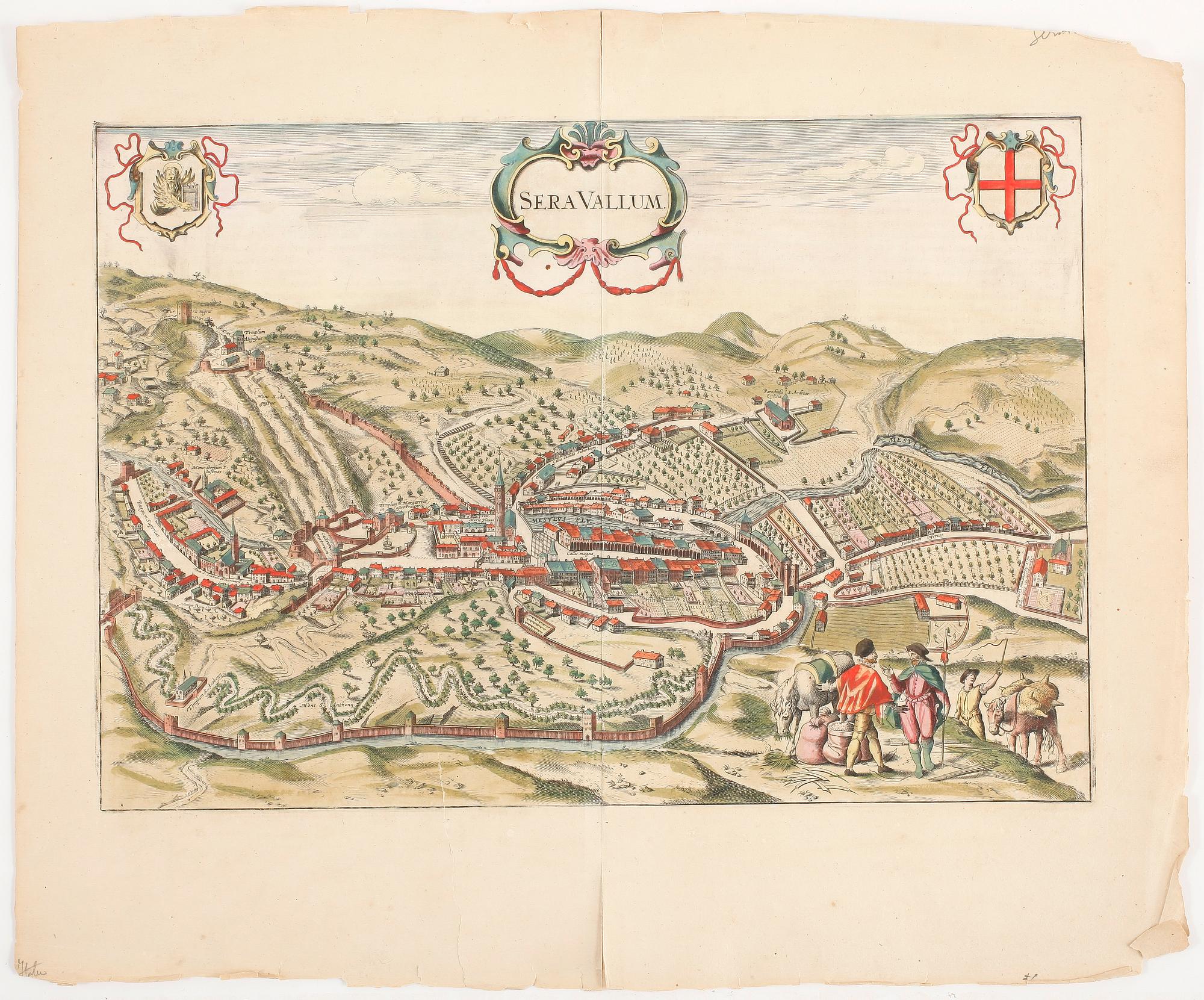 FREDERICK DE WIT, 3st gravyrer,  1600-talets andra hälft.