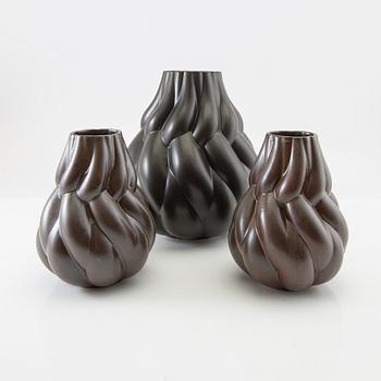 Lisa Hilland, Vases 3 pcs "Eda" for Mylhta 2000s.