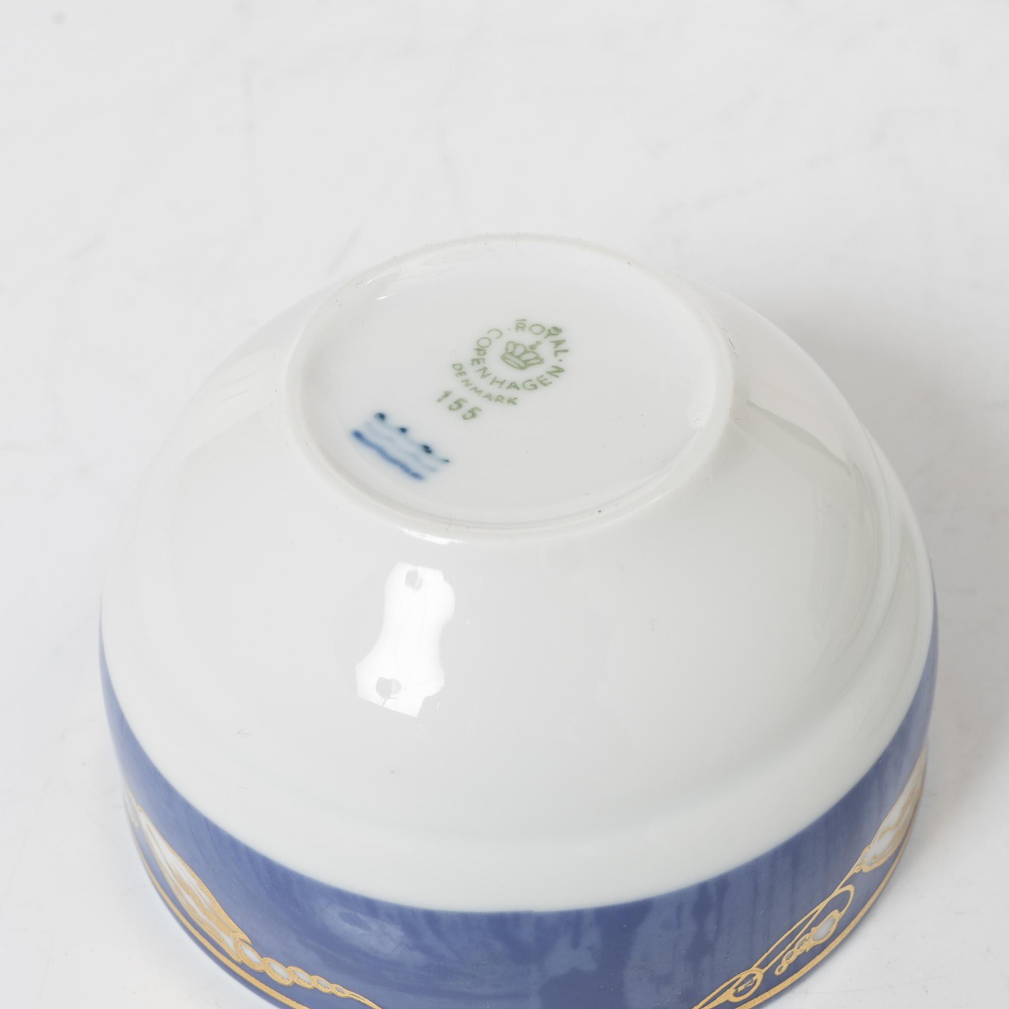 Royal Copenhagen, a 66-piece dinner and coffee service, 'Magnolia', Denmark, 1992-99.