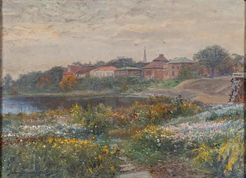 ANSHELM SCHULTZBERG, oil on canvas, signed and dated 1931.