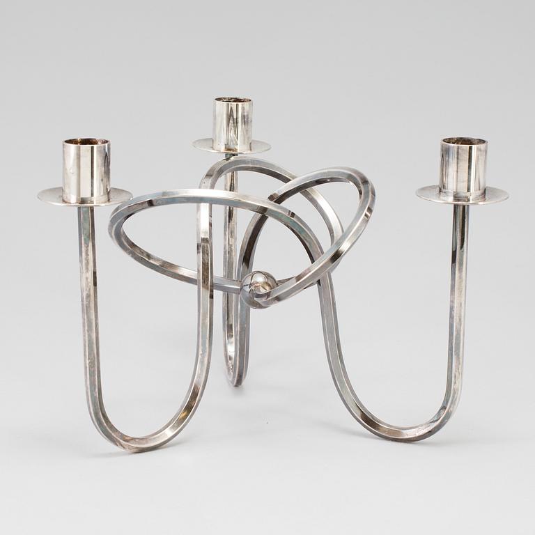 JOSEF FRANK, ljusstake, "Vänskapsknuten" för Firma Svenskt Tenn, formgiven 1938.