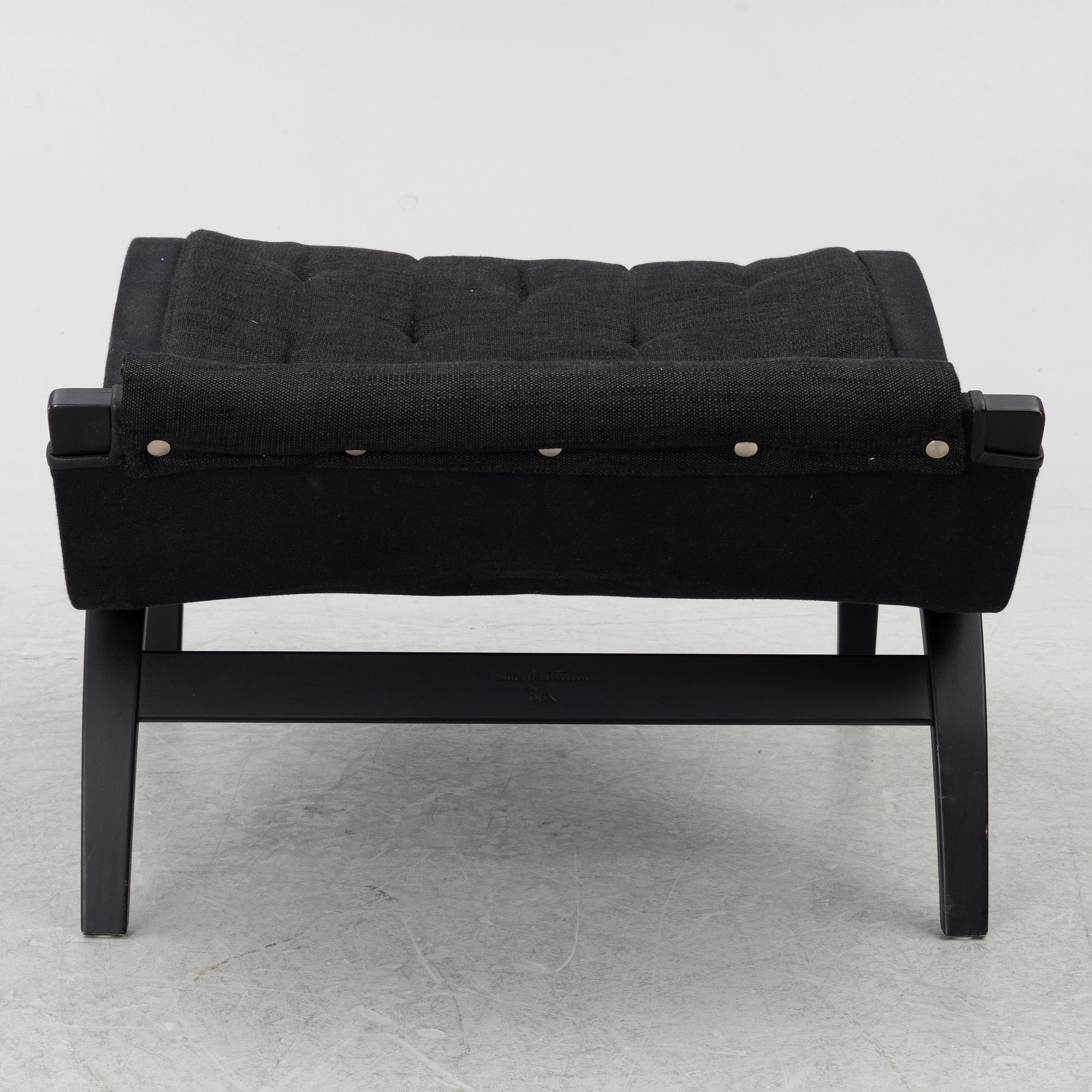 Bruno Mathsson, Armchair with footstool, 'Pernilla', Dux.