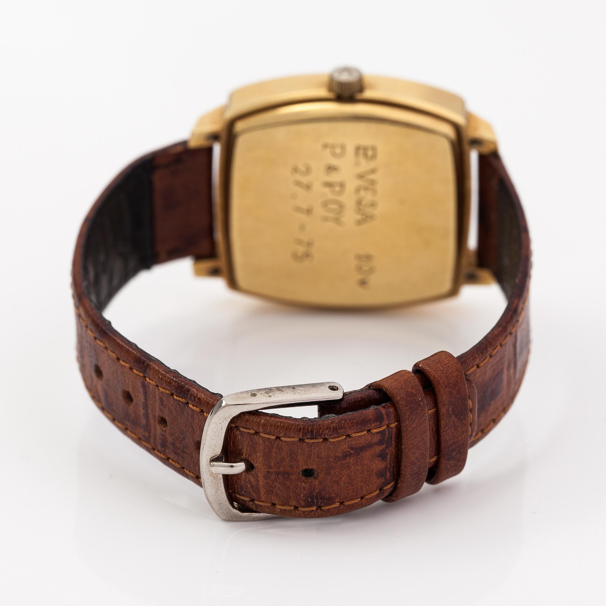 Eterna-Matic, 2002, wristwatch, 34 x 34 mm.