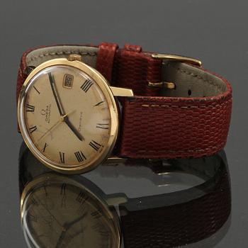 ARMBANDSUR, boett i 18 K guld, Genève, Omega, 1960-tal, total vikt 38 g.