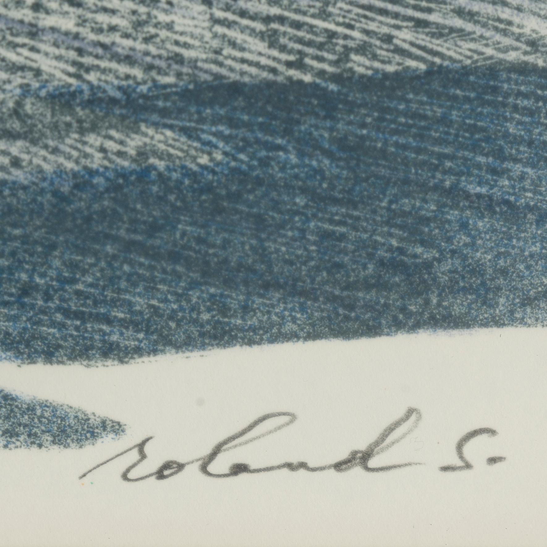 Roland Svensson, lithograph in colours, signed 6/360.