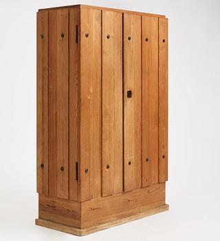 Axel Einar Hjorth, a stained pine 'Lovö' cabinet, Nordiska Kompaniet, Sweden 1930s.