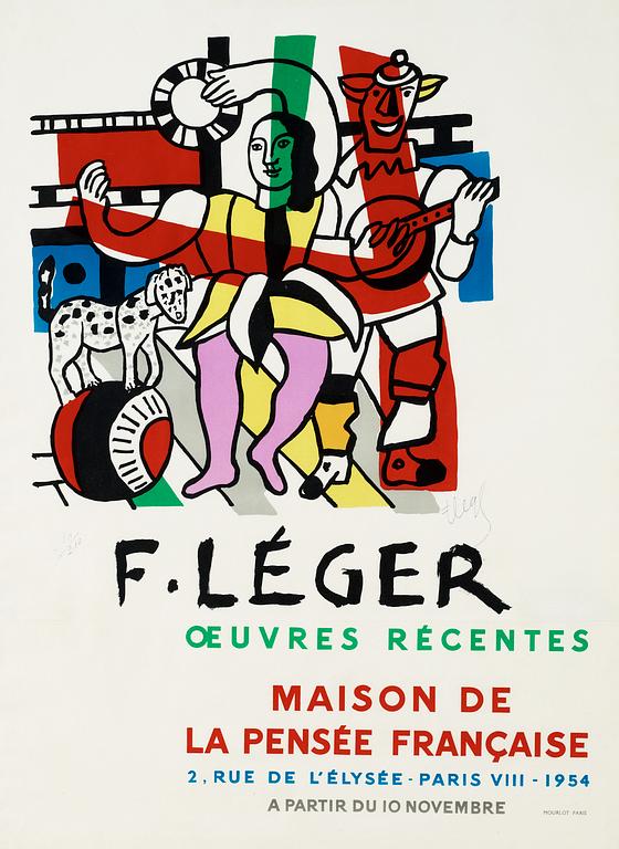 Fernand Léger (Efter), La Parade (Fernand Léger, Oeuvres Récentes).