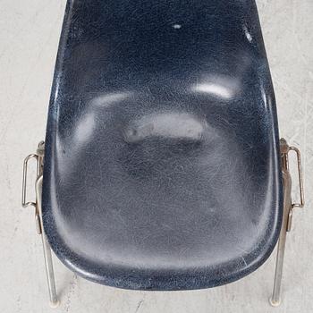 Charles & Ray Eames, stolar, 3+3 st, "DSSN", för Herman Miller, inköpta på Nordiska Kompaniet, 1950-/60-tal.