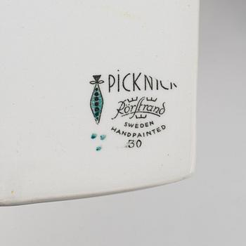 Marianne Westman, a 42-piece service, 'Picknick' and 'Pomona', Rörstrand, Sweden.