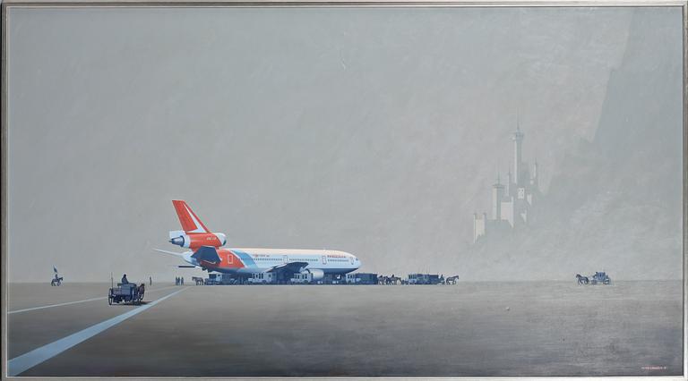 PETER CORNÉER, olja på duk, signerad.