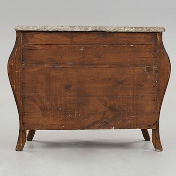 A Swedish Rococo 18th century commode by Gustaf Foltiern (master in Stockholm 1771-1804).