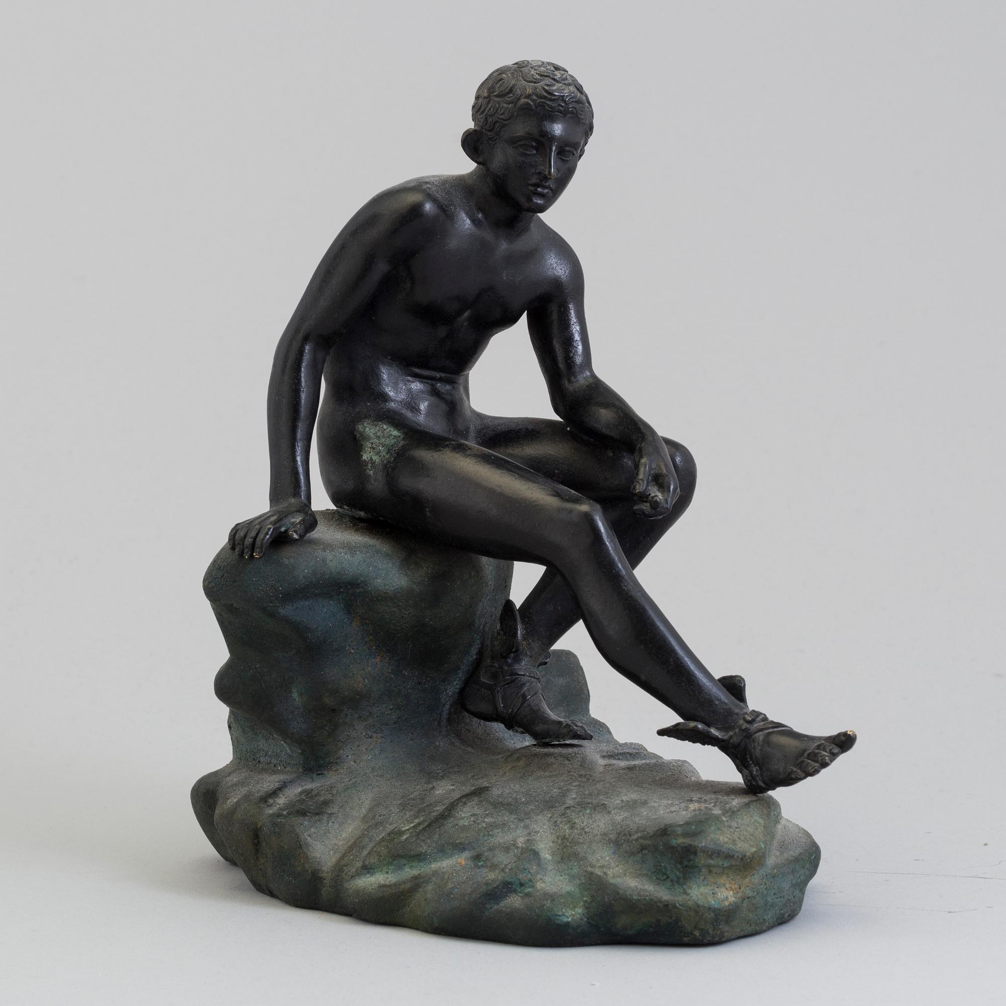 A 19th century bronze sculpture.