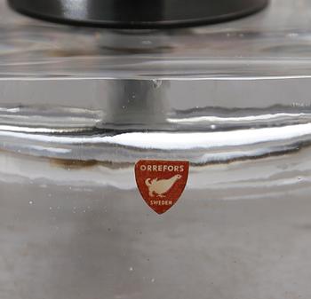 GOLVLAMPA, RD1380, Carl Fagerlund, Orrefors, 1900-talets mitt.