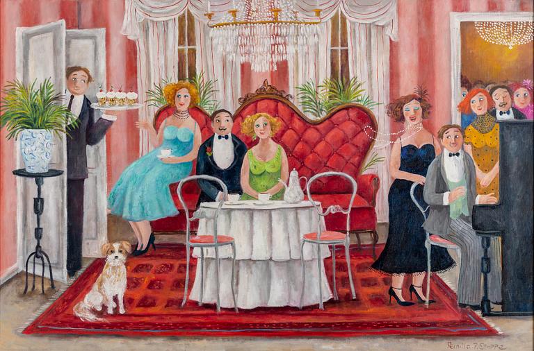 PERNILLA STAPPE, olja på duk, signerad.